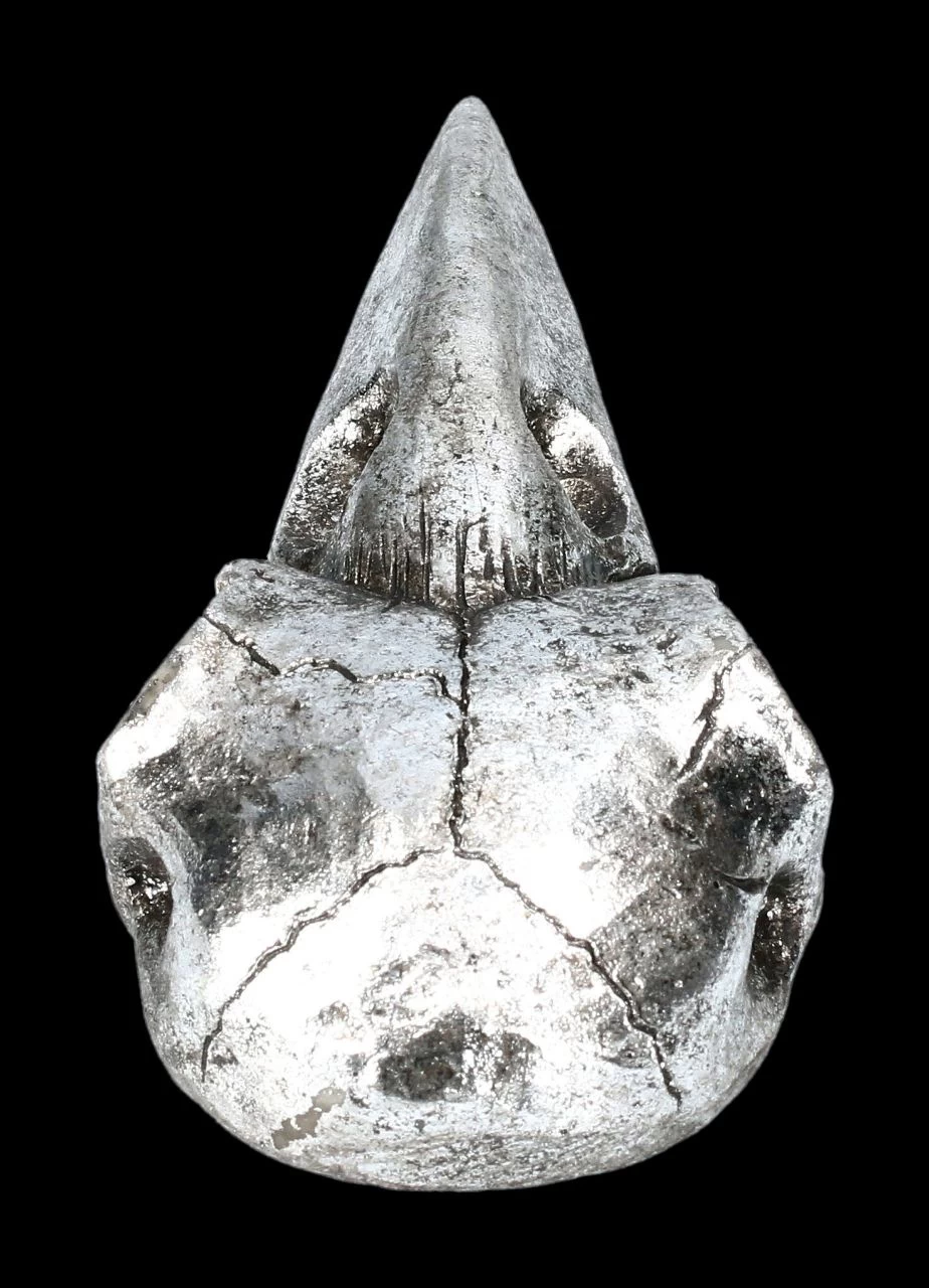 Handspiegel - Rabenschädel Silberfarben 7 Handspiegel - Rabenschädel Silberfarben – Bild 7