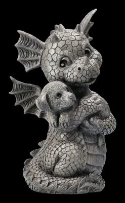 Gartenfigur - Drache Mit Hundewelpe 11 Gartenfigur - Drache Mit Hundewelpe -Modell Und Figurengeschäft 2D FS22665 Gartenfigur Drache mit Hundewelpen 5 1280x1280