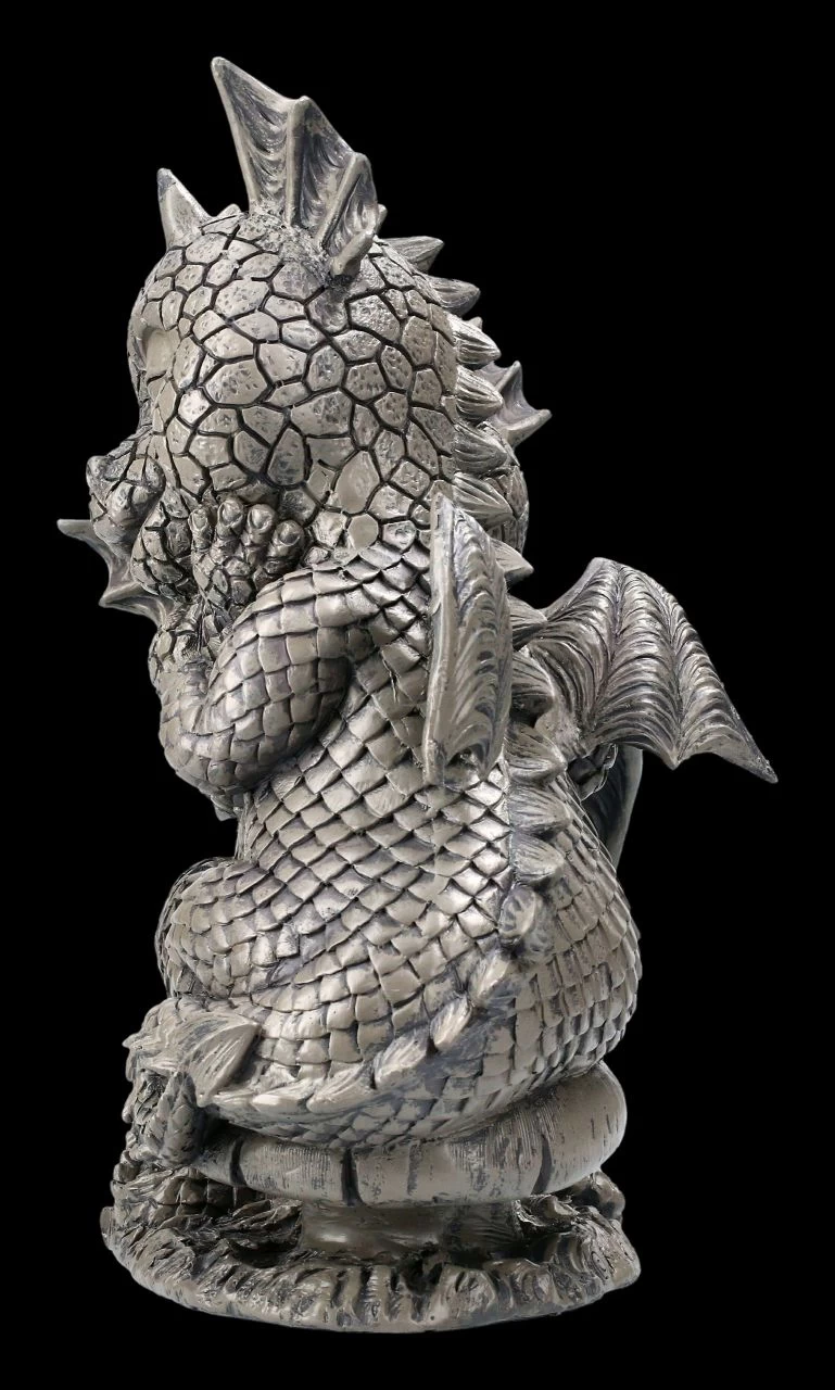 Gartenfigur - Drachen Liebespaar Küsschen 5 Gartenfigur - Drachen Liebespaar Küsschen – Bild 5