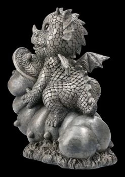 Gartenfigur - Drache Reitet Auf Raupe -Modell Und Figurengeschäft 2D FS22667 Gartenfigur Drache reitet auf Raupe 2 1280x1280