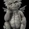 Gartenfigur - Der Denker Drache Klein