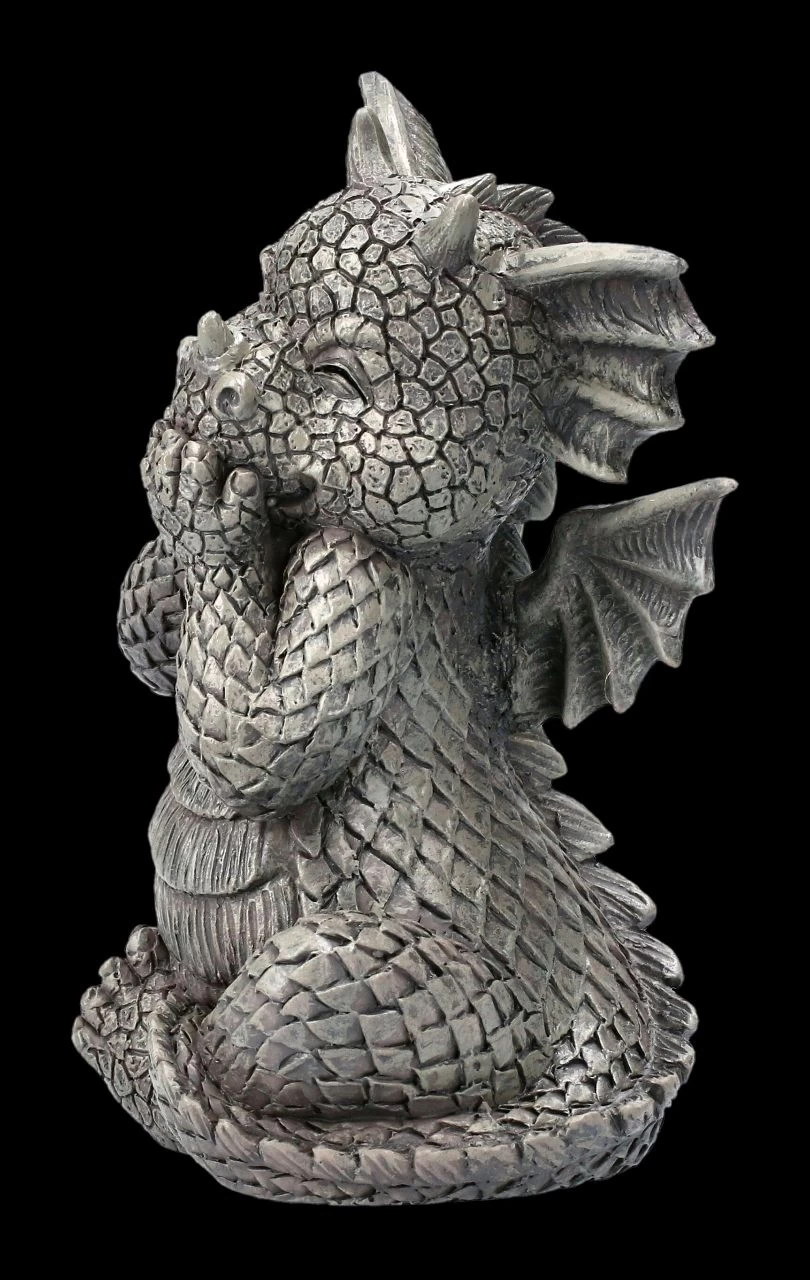 Gartenfigur - Drache Lacht Sich Ins Fäustchen Klein 5 Gartenfigur - Drache Lacht Sich Ins Fäustchen Klein – Bild 5