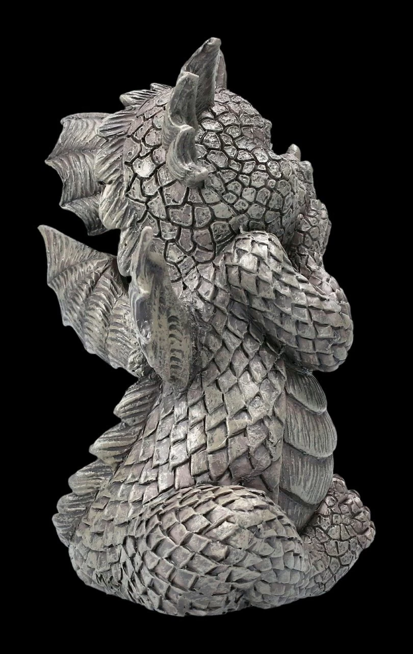 Gartenfigur - Drache Lacht Sich Ins Fäustchen Klein 6 Gartenfigur - Drache Lacht Sich Ins Fäustchen Klein – Bild 6