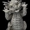 Gartenfigur - Drache Schneidet Grimasse Klein