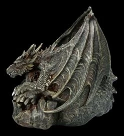 Spiral Drache Auf Totenkopf - Draco Skull -Modell Und Figurengeschäft 2D FS22708 Drache auf Totenkopf Draco Skull 3 1280x1280