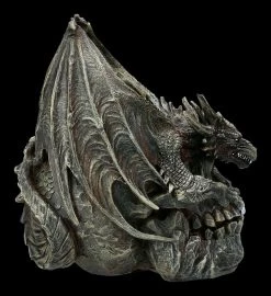 Spiral Drache Auf Totenkopf - Draco Skull -Modell Und Figurengeschäft 2D FS22708 Drache auf Totenkopf Draco Skull 5 1280x1280
