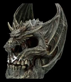 Spiral Drache Auf Totenkopf - Draco Skull -Modell Und Figurengeschäft 2D FS22708 Drache auf Totenkopf Draco Skull 7 1280x1280