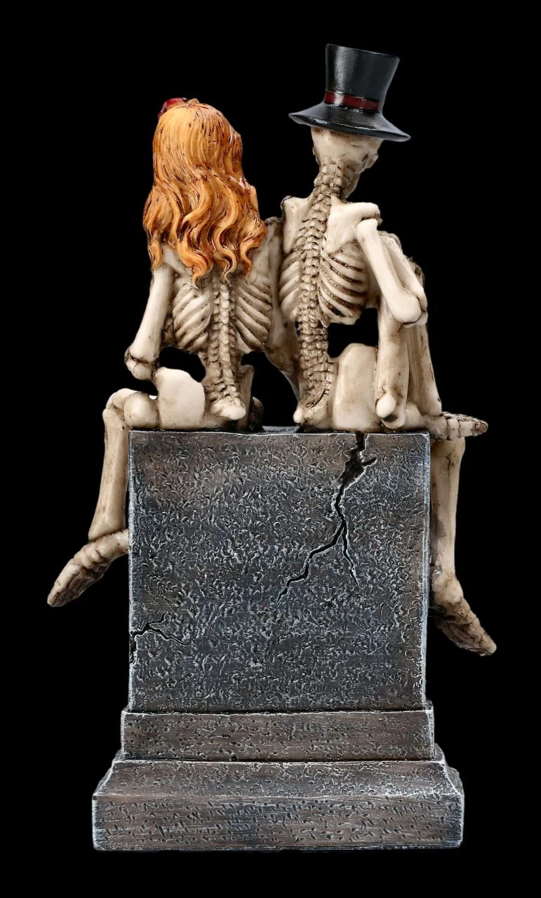 Skelett Figuren - Brautpaar True Love Never Dies 3 Skelett Figuren - Brautpaar True Love Never Dies – Bild 3