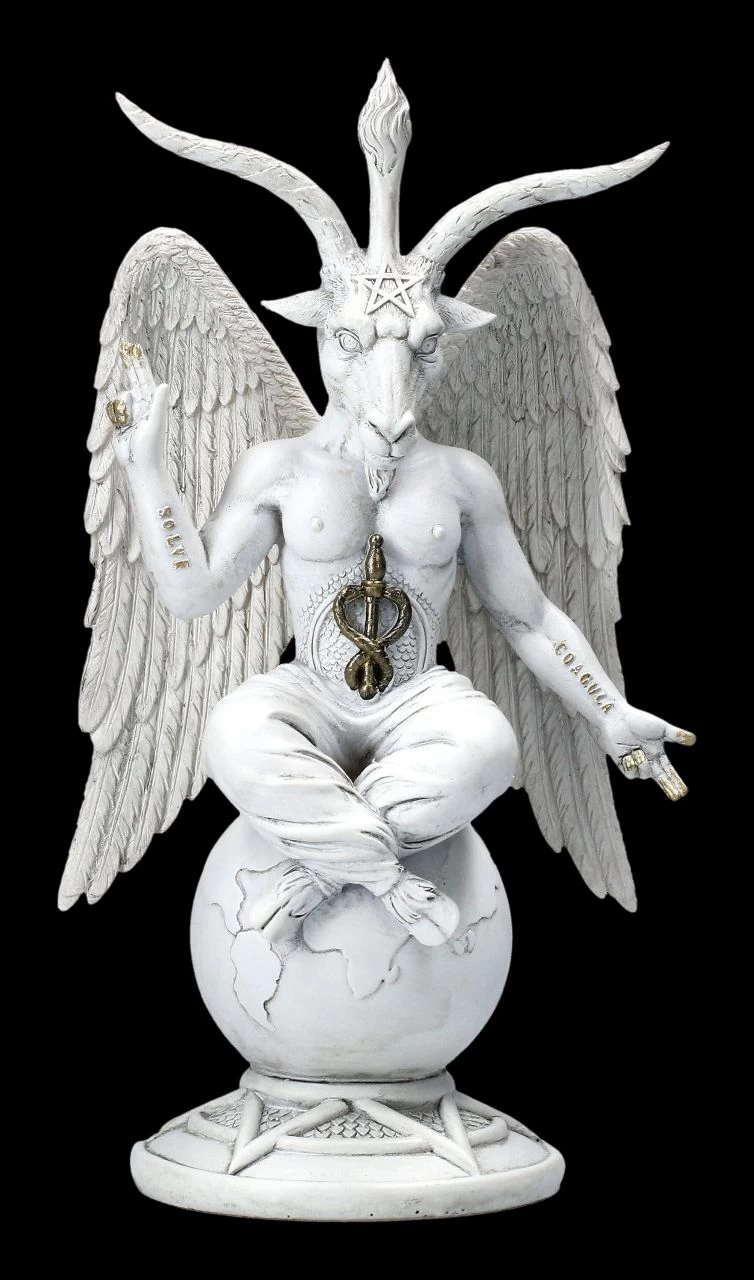 Baphomet Figur Weiß - The Dark Lord 1 Baphomet Figur Weiß - The Dark Lord