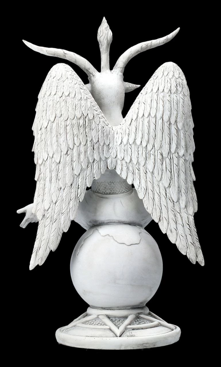 Baphomet Figur Weiß - The Dark Lord 5 Baphomet Figur Weiß - The Dark Lord – Bild 5