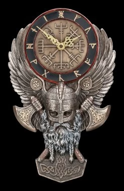 Wanduhr Wikinger - Vegvisir