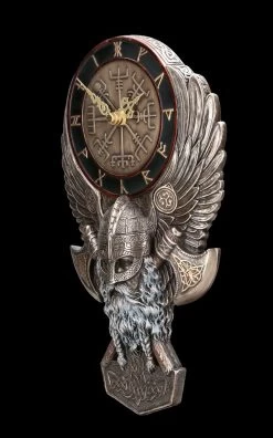 Wanduhr Wikinger - Vegvisir -Modell Und Figurengeschäft 2D FS22859 Wanduhr Wikinger Vegvisir 4 1280x1280