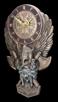 Wanduhr Wikinger - Vegvisir -Modell Und Figurengeschäft 2D FS22859 Wanduhr Wikinger Vegvisir 5 1280x1280