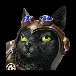 Katzen Figur - Steampunk Feline Flight -Modell Und Figurengeschäft 2D FS22888 Katzen Figur Steampunk Feline Flight 8 1280x1280