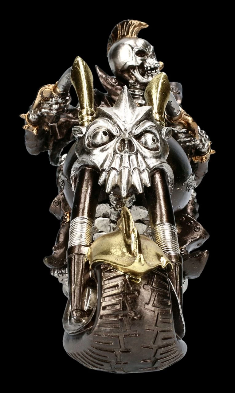 Skelett Figur Mit Motorrad - Wheels Of Steel 6 Skelett Figur Mit Motorrad - Wheels Of Steel – Bild 6