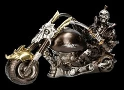 Skelett Figur Mit Motorrad - Wheels Of Steel