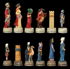 Schachfiguren Set - Römer Vs. Araber -Modell Und Figurengeschäft 2D FS22986 Schachfiguren Set Romer vs Araber rechts 1280x1280