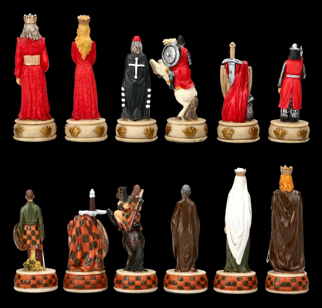 Schachfiguren Set - Engländer Vs. Schotten 3 Schachfiguren Set - Engländer Vs. Schotten – Bild 3