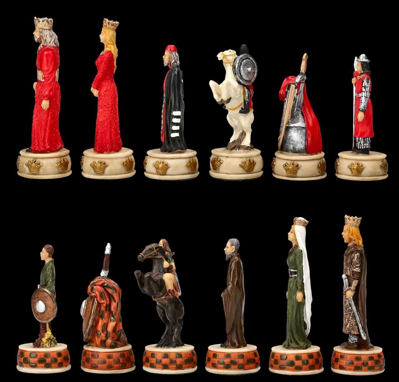 Schachfiguren Set - Engländer Vs. Schotten 2 Schachfiguren Set - Engländer Vs. Schotten – Bild 2