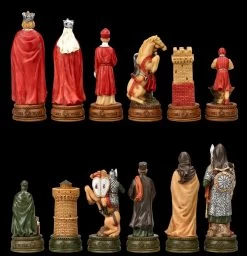 Schachfiguren Set - Camelot Artus-Sage -Modell Und Figurengeschäft 2D FS22988 Schachfiguren Set Camelot Artus Sage hinten 1280x1280