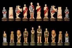 Schachfiguren Set - Römer Vs. Gladiatoren -Modell Und Figurengeschäft 2D FS22989 Schachfiguren Set Romer vs Gladiatoren total 1280x1280