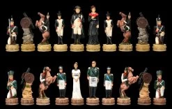 Schachfiguren Set - Napoleon In Rußland -Modell Und Figurengeschäft 2D FS22990 Schachfiguren Set Napoleon in Russland total 1280x1280