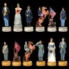 Schachfiguren Set - Amerikanischer Bürgerkrieg