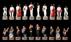 Schachfiguren Set - Jazz Vs. Rock -Modell Und Figurengeschäft 2D FS22993 Schachfiguren Set Jazz vs Rock total 1280x1280