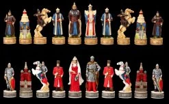 Schachfiguren Set - Russen Vs. Mongolen -Modell Und Figurengeschäft 2D FS22997 Schachfiguren Set Russen vs Mongolen total 1280x1280