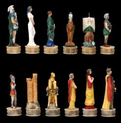 Schachfiguren Set - Kampf Um Troja -Modell Und Figurengeschäft 2D FS22998 Schachfiguren Set Kampf um Trojarechts 1280x1280