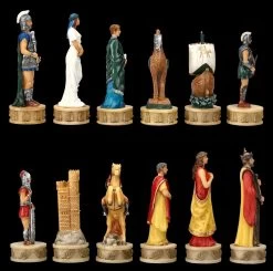 Schachfiguren Set - Kampf Um Troja - Groß -Modell Und Figurengeschäft 2D FS22999 Schachfiguren Set Kampf um Troja gross links 1280x1280