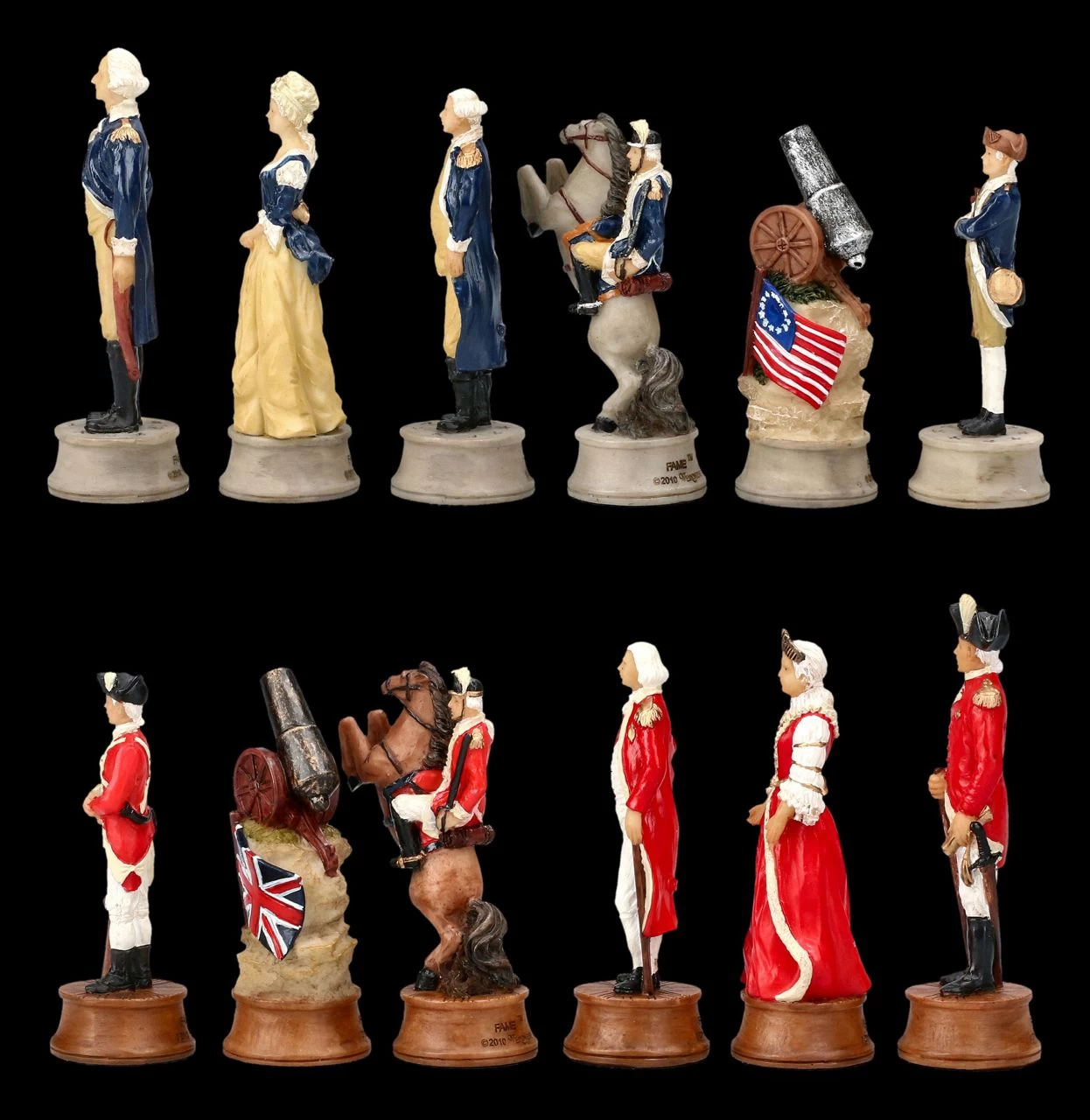 Schachfiguren Set - Amerikanischer Unabhängigkeitskrieg 2 Schachfiguren Set - Amerikanischer Unabhängigkeitskrieg – Bild 2