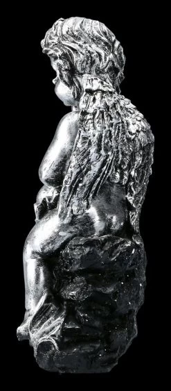 Grabengel Figur Silberfarben - Wir Vermissen Dich -Modell Und Figurengeschäft 2D FS23003 Grabengel Figur silberfarben Wir vermissen Dich 3 1280x1280