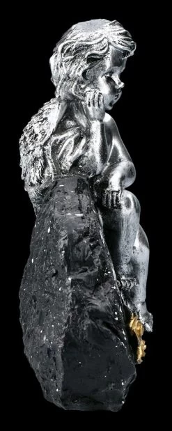 Grabengel Figur Silberfarben - Wir Vermissen Dich -Modell Und Figurengeschäft 2D FS23003 Grabengel Figur silberfarben Wir vermissen Dich 5 1280x1280