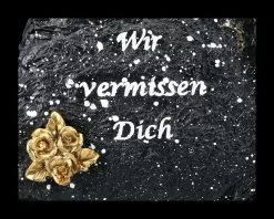 Grabengel Figur Silberfarben - Wir Vermissen Dich -Modell Und Figurengeschäft 2D FS23003 Grabengel Figur silberfarben Wir vermissen Dich 8 1280x1280