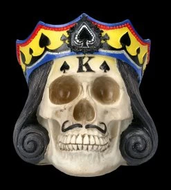 Totenköpfe 4er Set - Poker Könige -Modell Und Figurengeschäft 2D FS23020 Totenkopfe 4er Set Poker Konige 11 1280x1280