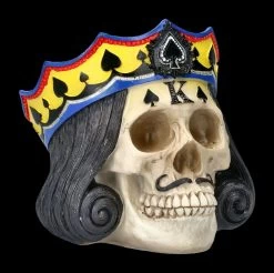Totenköpfe 4er Set - Poker Könige -Modell Und Figurengeschäft 2D FS23020 Totenkopfe 4er Set Poker Konige 13 1280x1280
