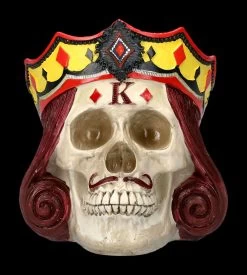 Totenköpfe 4er Set - Poker Könige -Modell Und Figurengeschäft 2D FS23020 Totenkopfe 4er Set Poker Konige 16 1280x1280