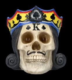 Totenköpfe 4er Set - Poker Könige -Modell Und Figurengeschäft 2D FS23020 Totenkopfe 4er Set Poker Konige 18 1280x1280