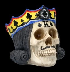 Totenköpfe 4er Set - Poker Könige -Modell Und Figurengeschäft 2D FS23020 Totenkopfe 4er Set Poker Konige 19 1280x1280