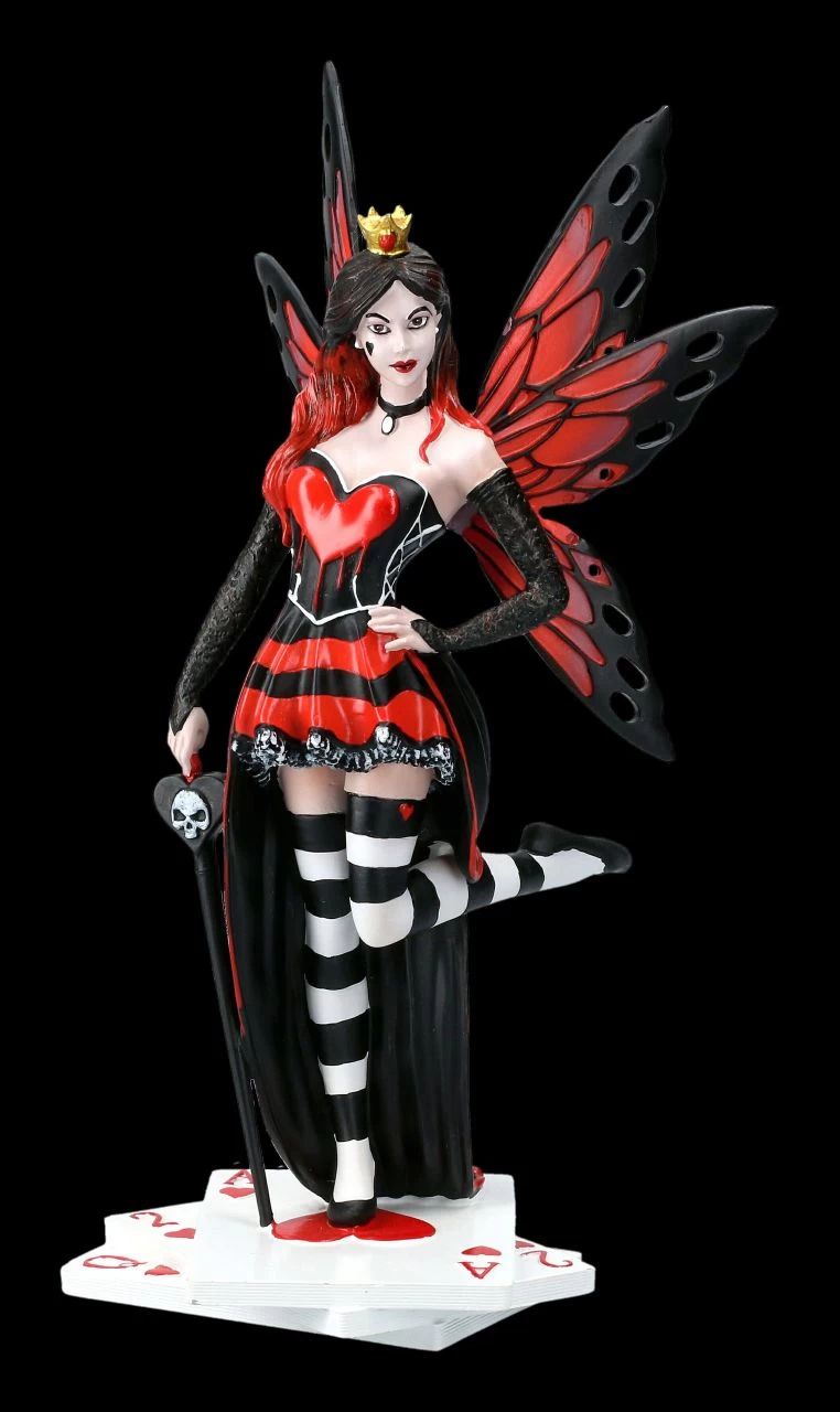 Elfen Figur - Queen Of Hearts - Wonderland Fairies 1 Elfen Figur - Queen Of Hearts - Wonderland Fairies