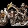 Skelett Biker Figur Auf Motorrad - Full Throttle
