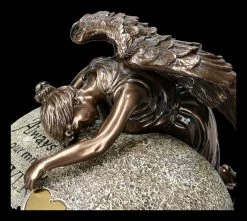 Tier Urne - Bronzierter Engel Mit Herz -Modell Und Figurengeschäft 2D FS23142 Tier Urne Bronzierter Engel mit Herz 8 1280x1280