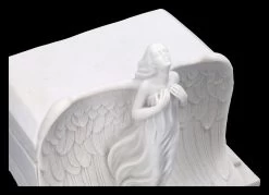 Tier Urne Weiß - Engel Steigt Empor -Modell Und Figurengeschäft 2D FS23144 Tier Urne weiss Engel steigt empor 14 1280x1280