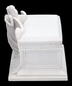 Tier Urne Weiß - Engel Steigt Empor -Modell Und Figurengeschäft 2D FS23144 Tier Urne weiss Engel steigt empor 9 1280x1280