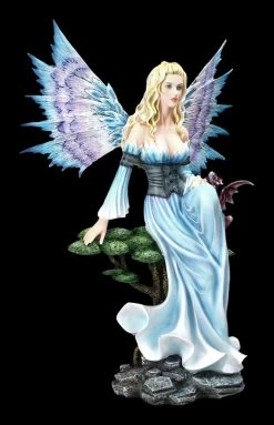 Elfen Figur - Weltenkönigin Mit Drache Blaues Kleid -Modell Und Figurengeschäft 2D FS23162 Elfen Figur Weltenkonigin mit Drache blause Kleid 5JtX28R160fveI 1280x1280