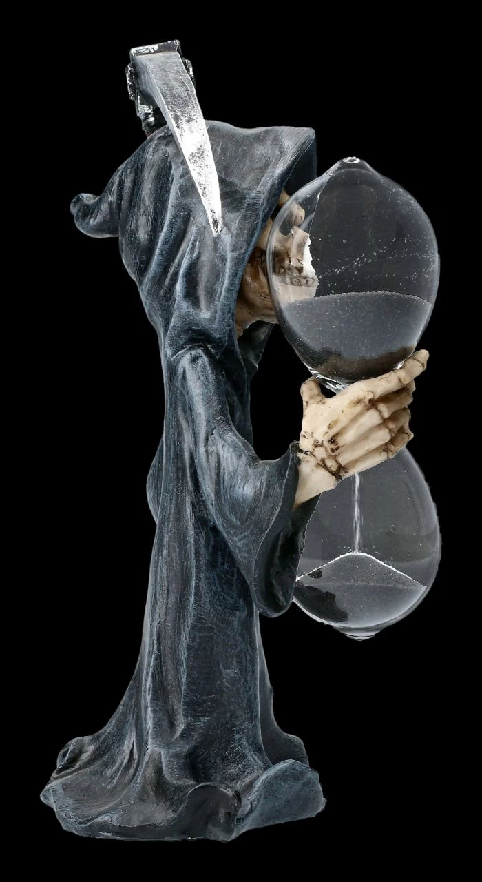 Sensenmann Figur Mit Sanduhr 5 Sensenmann Figur Mit Sanduhr – Bild 5