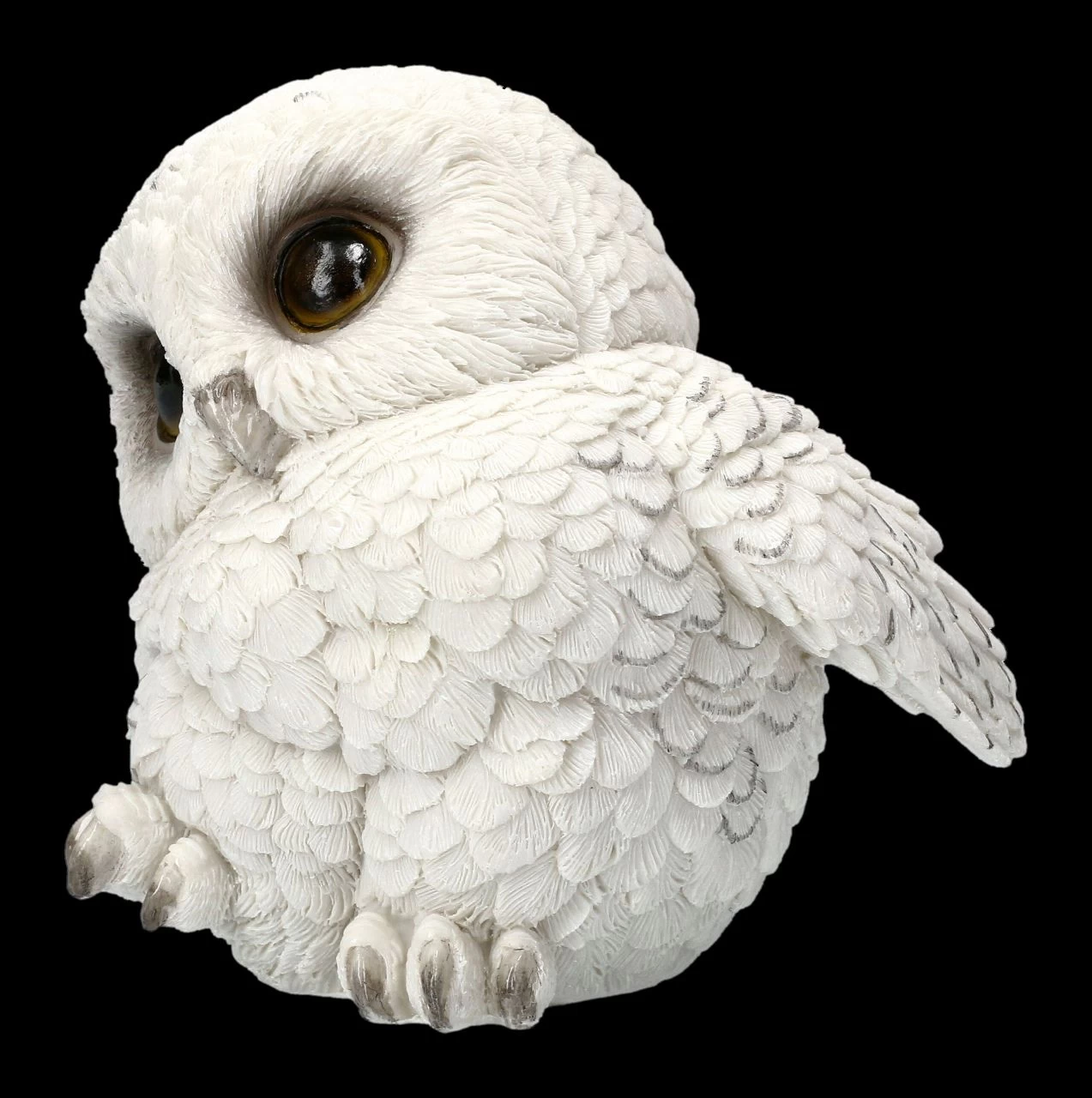 Eulen Figur - Schneeeulen Baby Feathers 3 Eulen Figur - Schneeeulen Baby Feathers – Bild 3