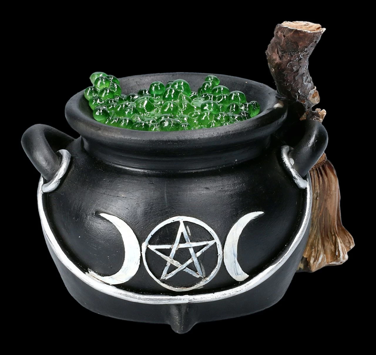 Hexenkessel Dekofigur Mit Beleuchtung 4 Hexenkessel Dekofigur Mit Beleuchtung – Bild 4