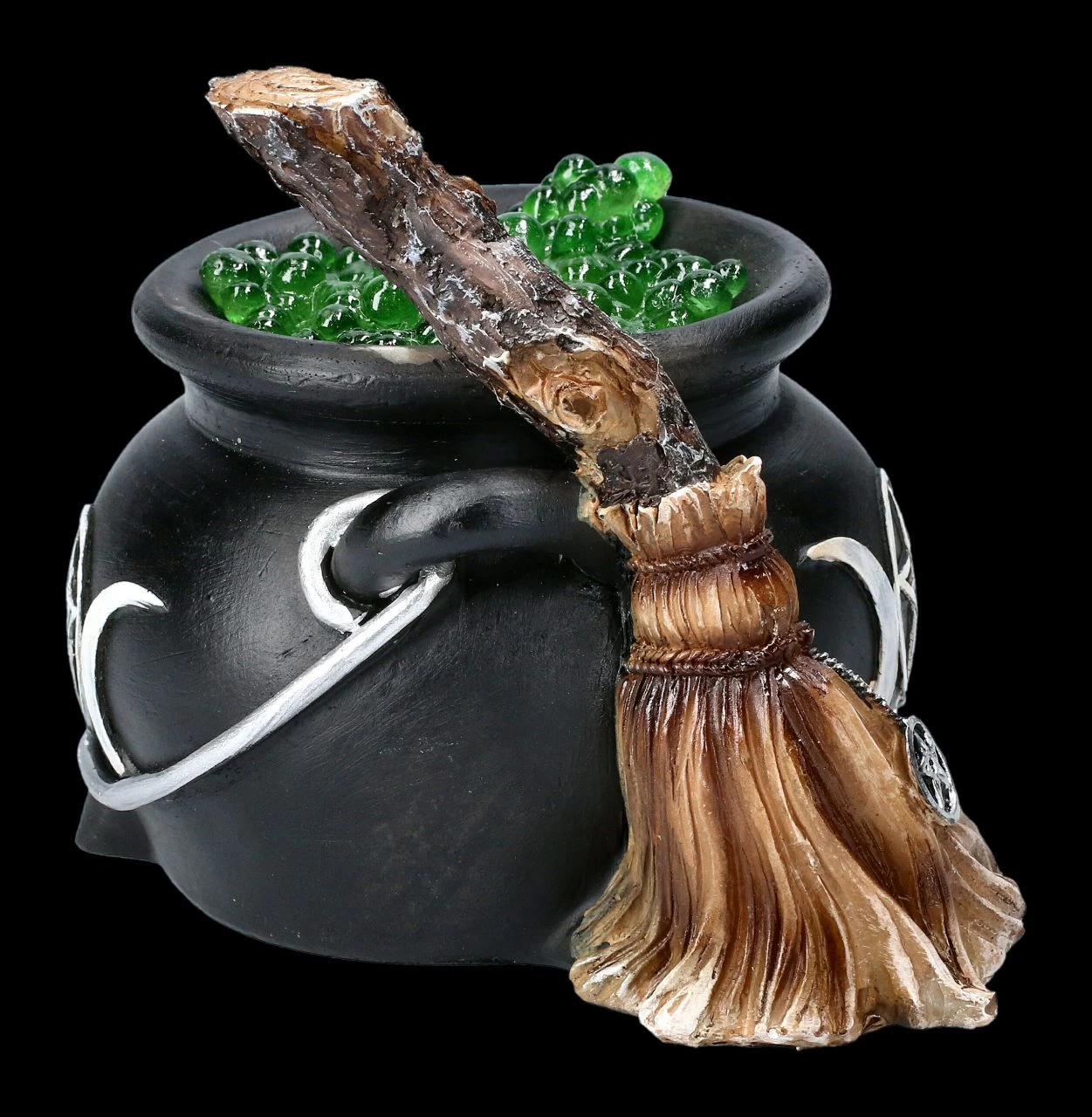 Hexenkessel Dekofigur Mit Beleuchtung 3 Hexenkessel Dekofigur Mit Beleuchtung – Bild 3